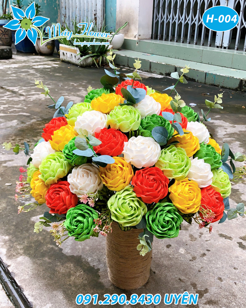 bình hoa trang trí phòng khách