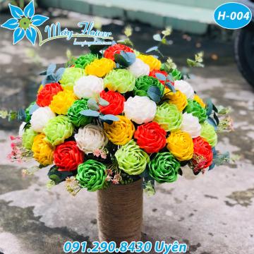 Hoa Trang Trí Phòng Khách Sắc Màu